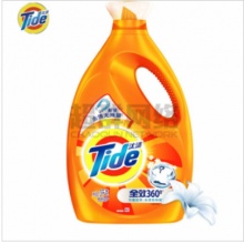 汰渍（TIDE）护色防串色洗衣液2合1洁净护衣亮彩清香桶装 全效360洗衣液3kg*1桶