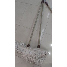 叁沃 不锈钢杆棉纱蜡拖 平板拖把商场酒店棉线吸水
