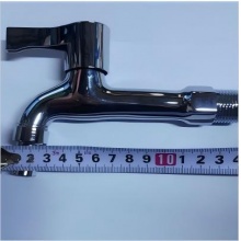 叁沃 全铜冷热洗衣机入墙暗装混水阀龙头二进一出全自动洗衣机水龙头 A黄铜 4分卡扣